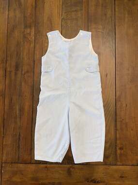 Lullaby Set Light Blue Gingham Button-Front Longall Size 2T